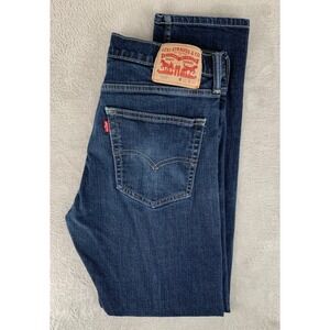 Levis 508 Jeans Mens 32x34 Blue Regular Taper Fit Dark Wash Denim Pants